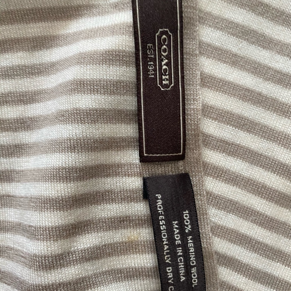 Coach Reversible Scarf - Picture 2 of 3